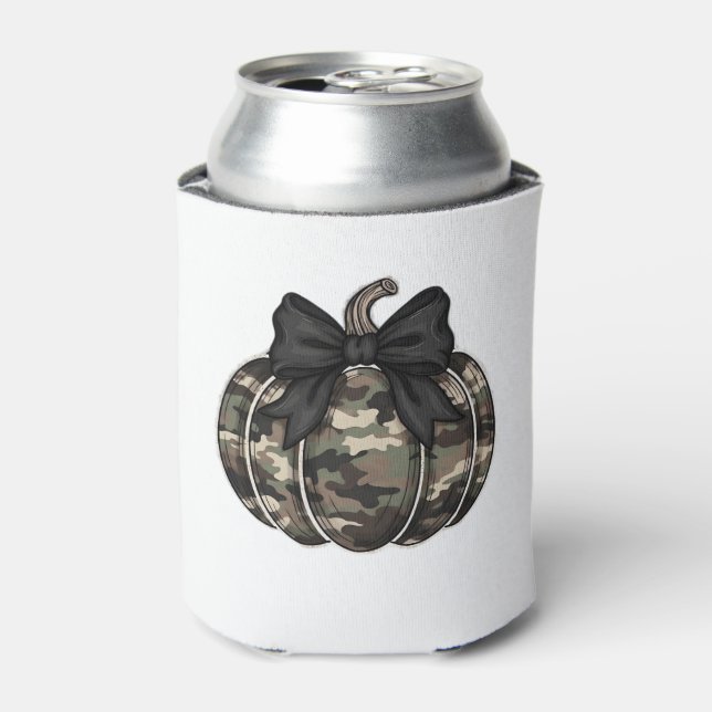Enfriador De Latas Camo Pumpkin Classic T-Shirt.png (Lata Anverso)
