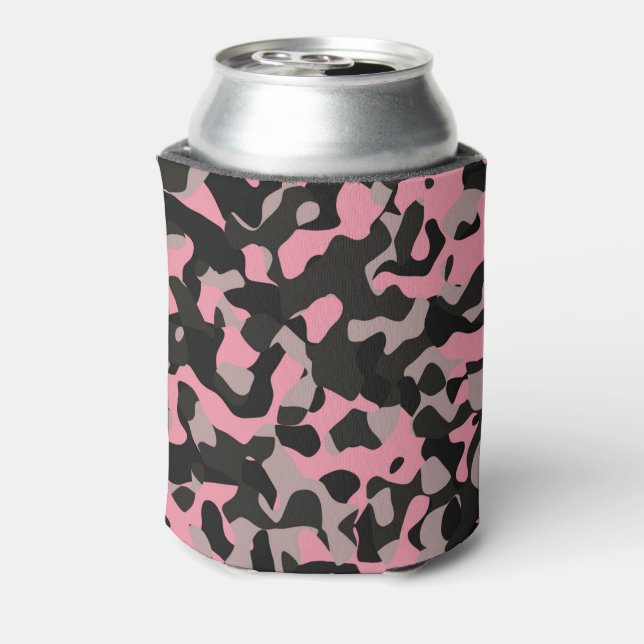 Enfriador De Latas Camo rosa (Reverso de la lata)