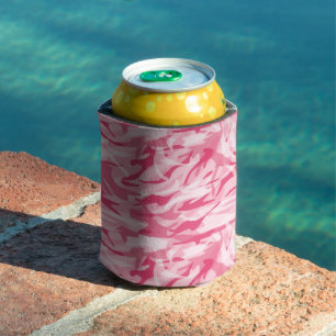 Enfriador De Latas Camo rosa-refrigerador de bebidas