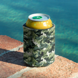 Enfriador De Latas Camo verde refrigerador de bebidas
