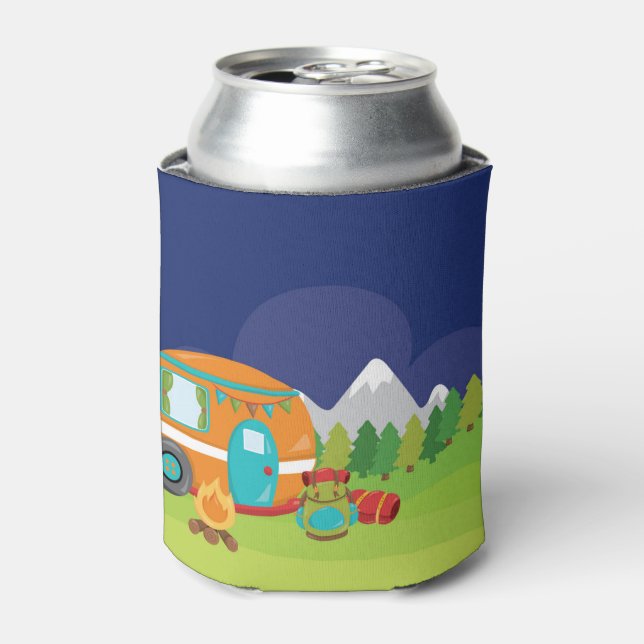 Enfriador De Latas Campamento de Verano (Lata Anverso)