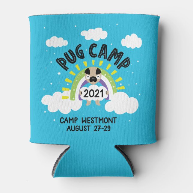 Enfriador De Latas Campamento Pug 2021 (Anverso)