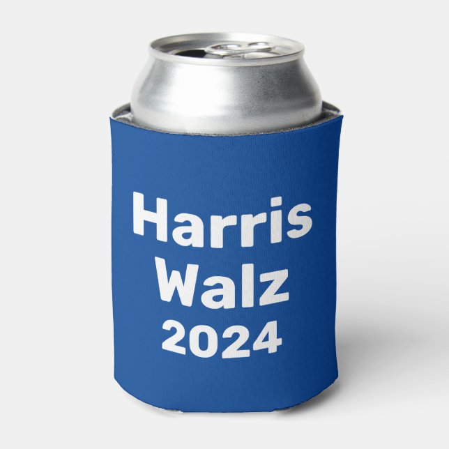 Enfriador De Latas Campaña Presidencial Harris/Walz 2024 (Lata Anverso)