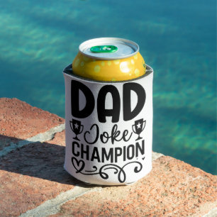 Enfriador De Latas Campeón de Chiste de papá   Gracioso regalo del Dí