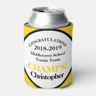 Enfriador De Latas Campeones del Equipo de Tenis