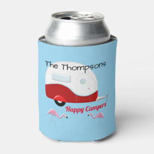 Enfriador De Latas Camper feliz personalizado