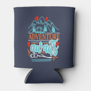 Enfriador De Latas Camper Trailer Camping Mountain Aventura al aire l