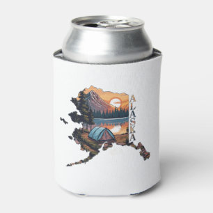 Enfriador De Latas Camping de contorno de Alaska