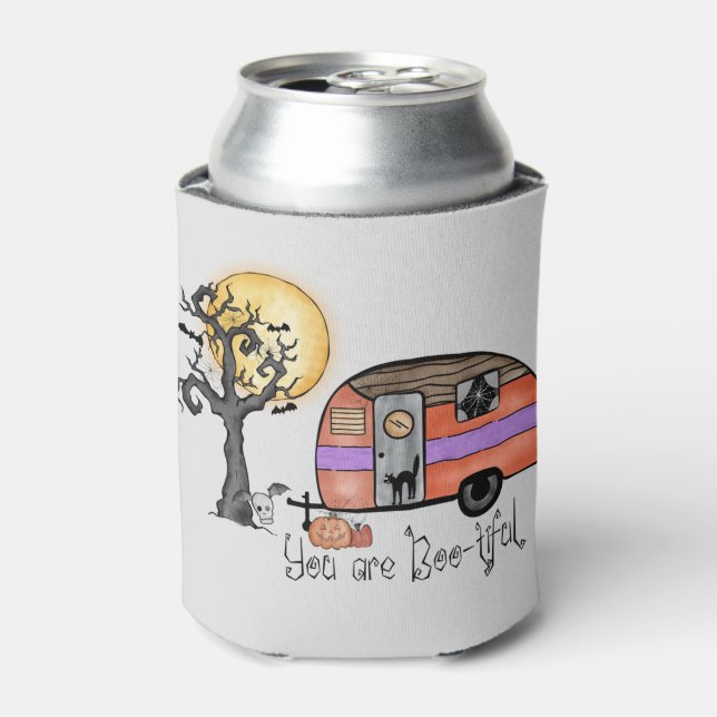 Enfriador De Latas Camping de Halloween | Eres Bastante Hermoso (Lata Anverso)