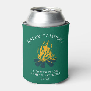 Enfriador De Latas Camping Happy Campers Personalizado de vacaciones 