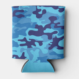 Enfriador De Latas Camuflaje azul