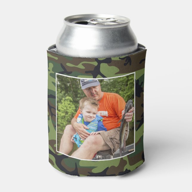 Enfriador De Latas Camuflaje con foto (Lata Anverso)