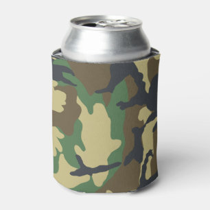 Enfriador De Latas Camuflaje del ejército cazando Marrón verde