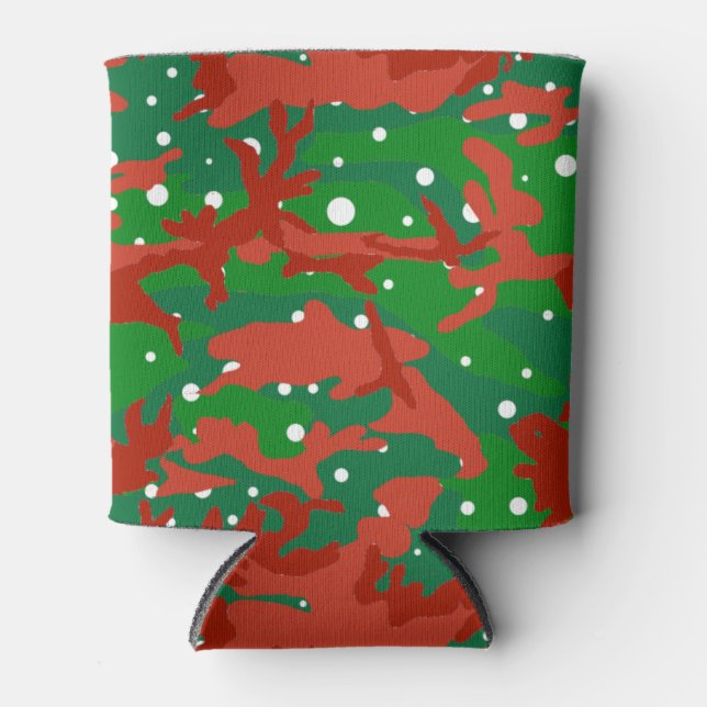 Enfriador De Latas Camuflaje Haus Of Camo Xmas (Anverso)