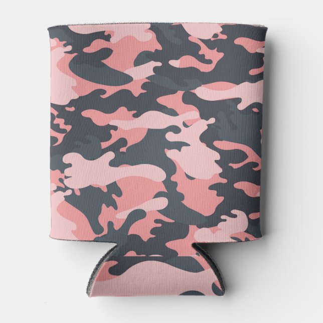 Enfriador De Latas Camuflaje rosado: patrón de cosecha clásico (Anverso)