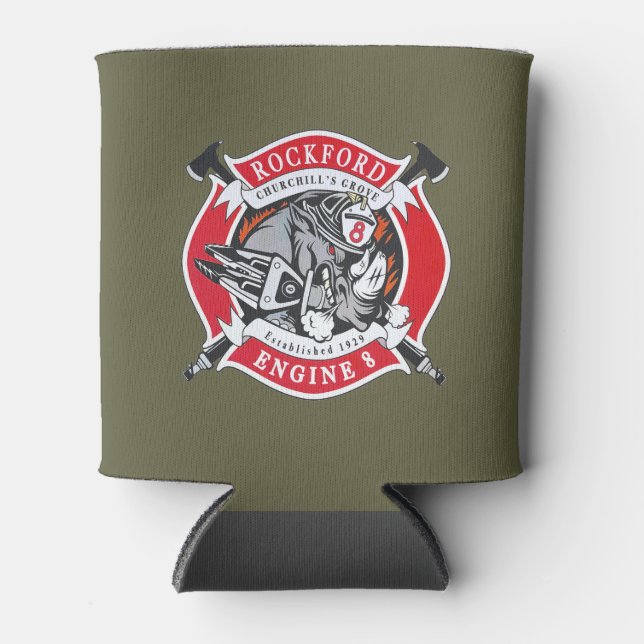 Enfriador De Latas Can Cosy - Fire Station 8 (Anverso)