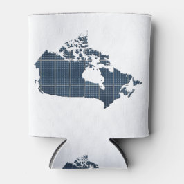 Enfriador De Latas Canada Map with solar panel overlay