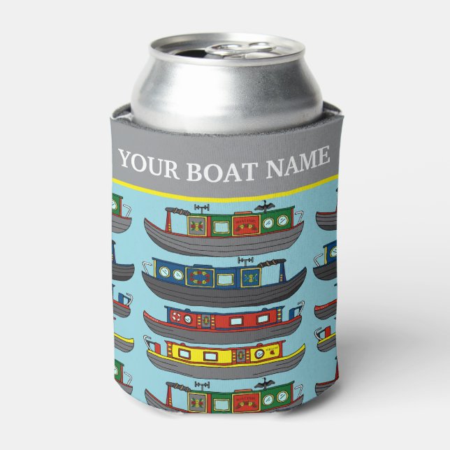 Enfriador De Latas Canal Boats and Narrowboats Boat Name (Lata Anverso)