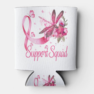 Enfriador De Latas Cáncer de mama con mosca Dragonfly de apoyo guerre