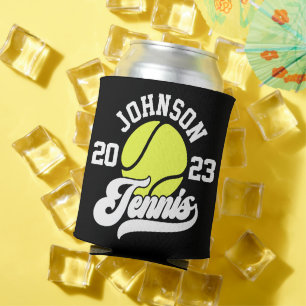 Enfriador De Latas Cancha de tenis de jugador de tenis personalizada 