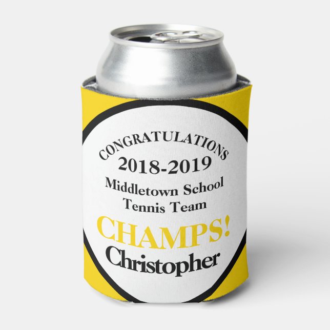 Enfriador De Latas Canchas de tenis (Lata Anverso)