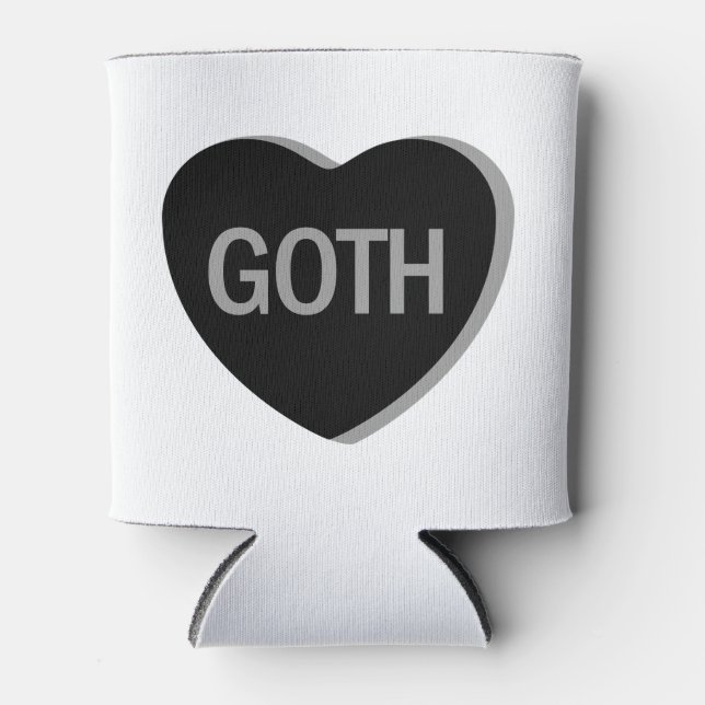 Enfriador De Latas Candy Heart - Gótico (Anverso)