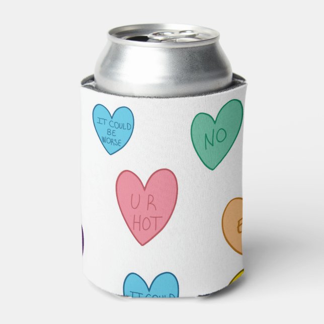 Enfriador De Latas Candy Hearts (Lata Anverso)