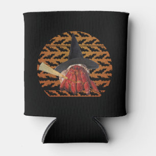 Enfriador De Latas Cangrejo de bruja Funny Halloween Hermit Crab Love