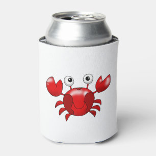 Enfriador De Latas Cangrejo del rojo del dibujo animado
