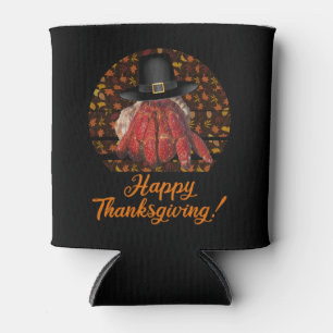 Enfriador De Latas Cangrejo ermitaño de Acción de Gracias