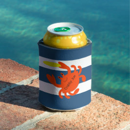 Enfriador De Latas Cangrejo náutico personalizado