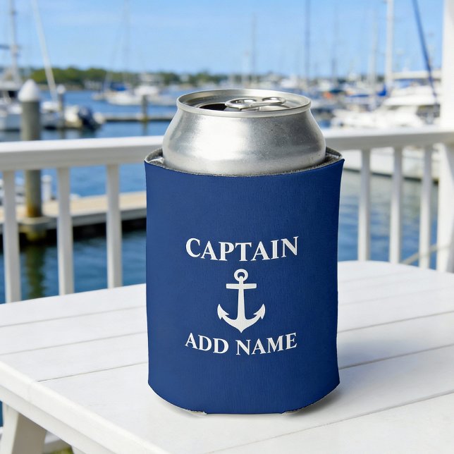 Enfriador De Latas Capitán de anclaje Añadir nombre o nombre de barco (Subido por el creador)