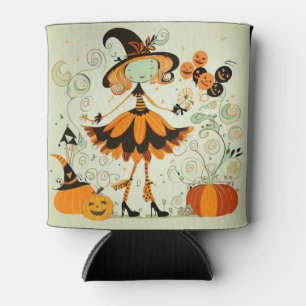 Enfriador De Latas capricho/bruja/calabaza/caída