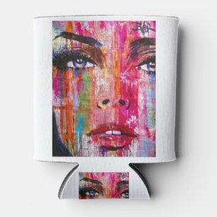Enfriador De Latas Cara con grafitis