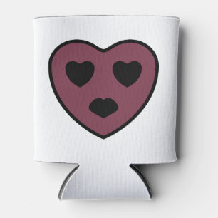 Enfriador De Latas Cara de corazón