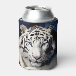 Enfriador De Latas Cara de tigre blanco