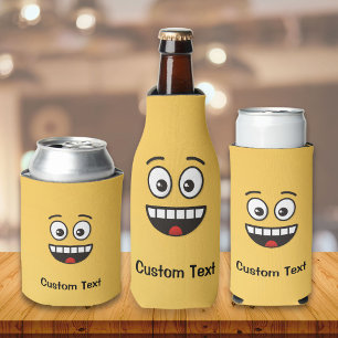 Enfriador De Latas Cara sonriente con boca abierta