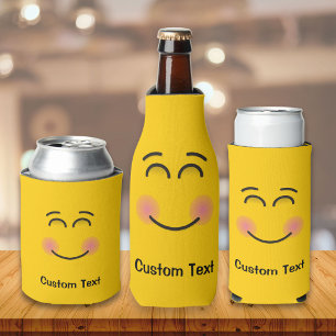 Enfriador De Latas Cara sonriente con ojos sonrientes