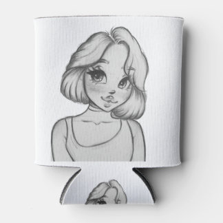 Enfriador De Latas carácter blanco negro