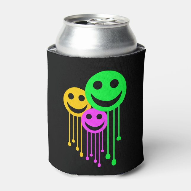 Enfriador De Latas Caras sonrientes (Lata Anverso)