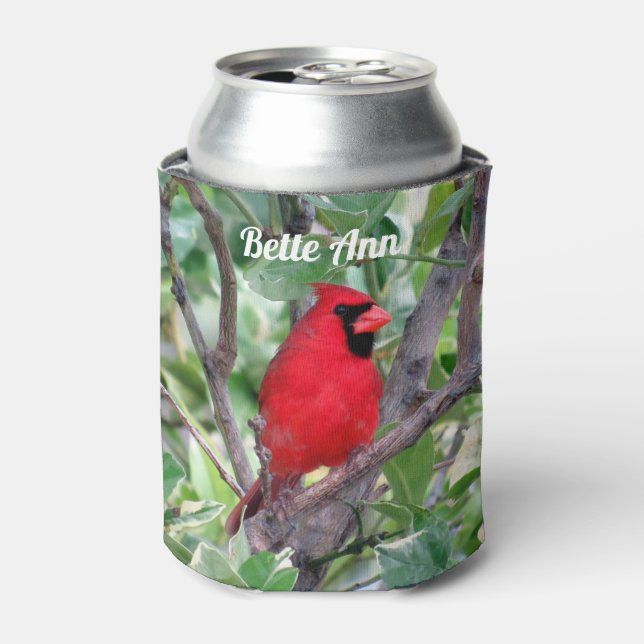 Enfriador De Latas Cardenal personalizado - Refrigerador de bebidas d (Lata Anverso)