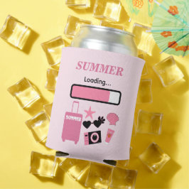 Enfriador De Latas Carga de verano rosa