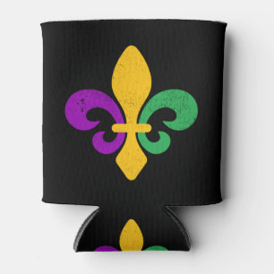 Enfriador De Latas Carnaval Fleur De Lis