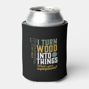 Enfriador De Latas Carpintero gracioso Handyman que transformo la mad