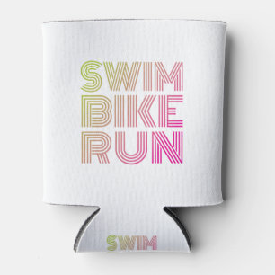 Enfriador De Latas Carrera en bicicleta de natación, Triatlón