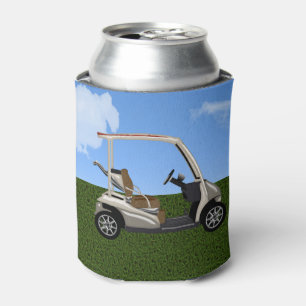 Enfriador De Latas carro de golf 3D en hierba