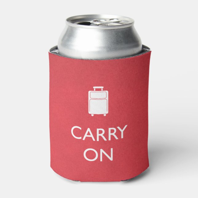 Enfriador De Latas CARRY ON - Equipaje - Funny Red (Lata Anverso)