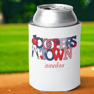 Enfriador De Latas Cartas patrióticas de Cooperstown a padres de béis