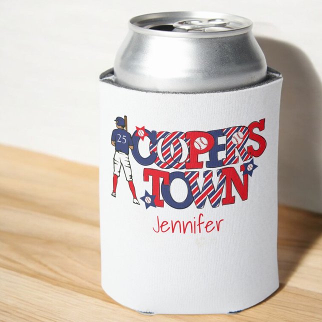 Enfriador De Latas Cartas Patrióticas de Cooperstown Padres De Béisbo (Subido por el creador)