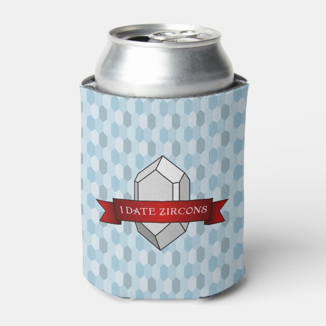 Enfriador De Latas Cartel de la cita de Zircons (Lata Anverso)
